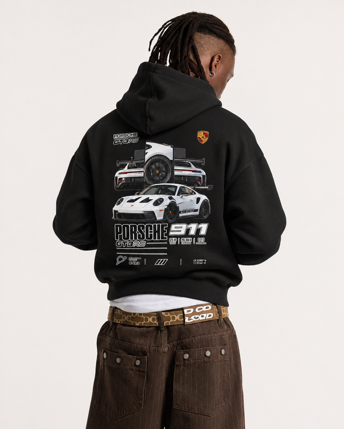 Porsche 911 GT3 Hoodie, back view