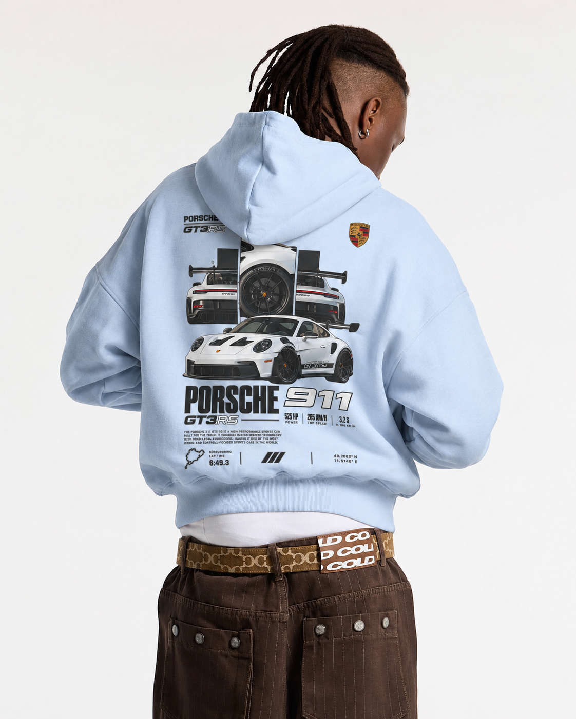 Porsche 911 GT3 Hoodie oversized fit