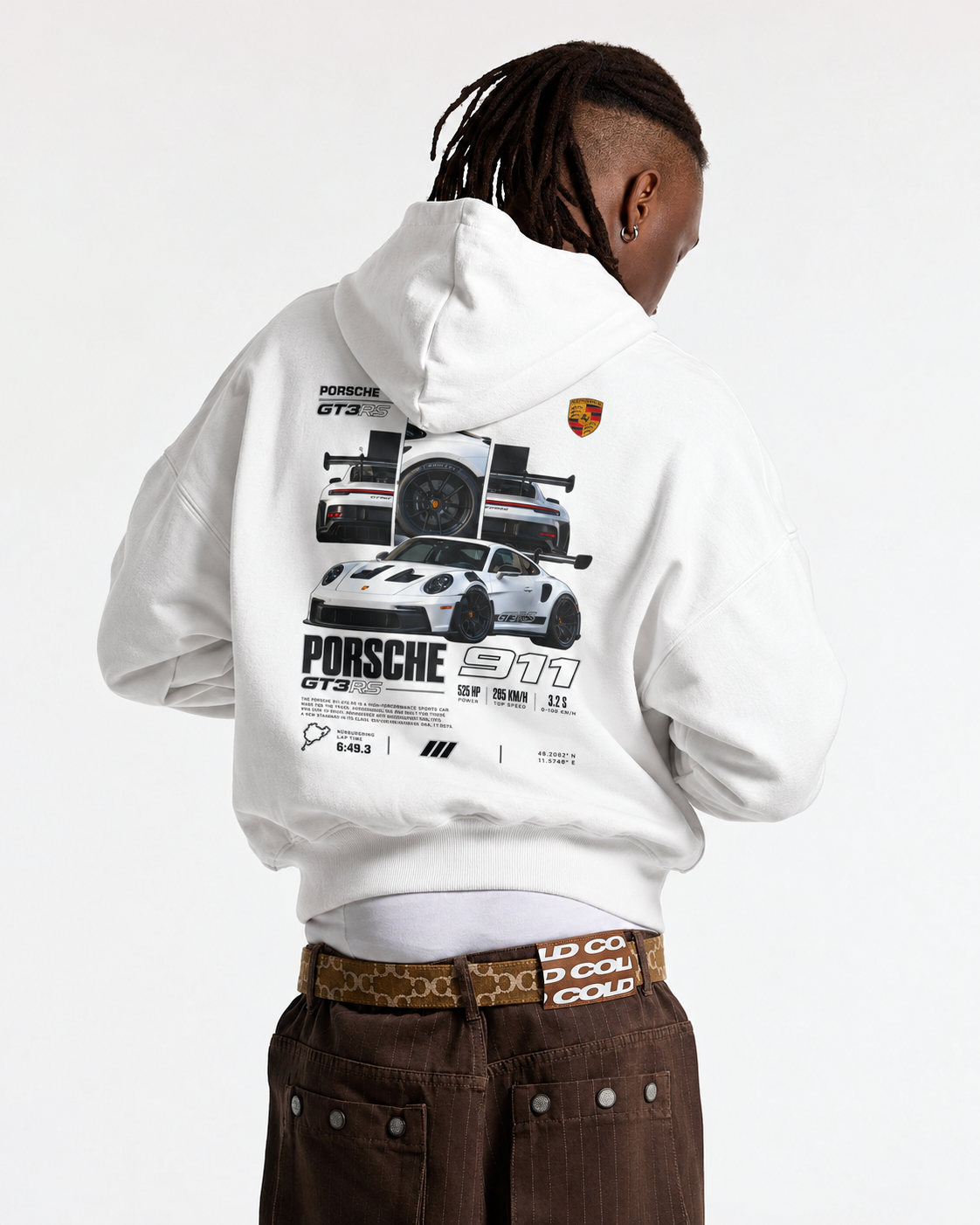 Porsche 911 GT3 Hoodie streetwear look